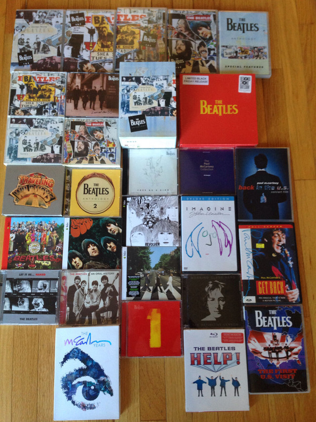 The Beatles lot John Lennon Paul McCartney cd DVD blu-ray in CDs, DVDs & Blu-ray in Calgary