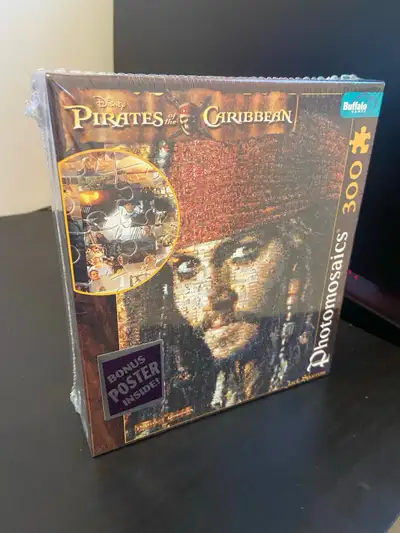Pirates of the Caribbean 300 Puzzle Jack Sparrow Photomosaics, View more