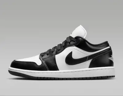 Nike Jordan 1 Low Black/White Womens 8, View more