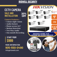 4K CCTV CAMERA SYSTEM AVAILABLE FOR SALE AND INSTALLATION