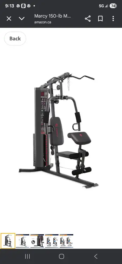 Marcy 150lb Stack Home Gym | MWM-1005 For Sale, View more