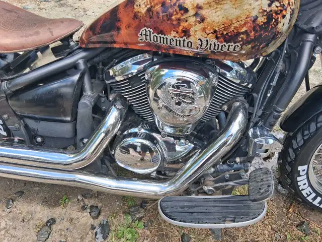 2008 Kawasaki Vulcan 900 4000$ in Street, Cruisers & Choppers in Timmins - Image 3