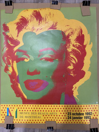 Andy Warhol “Marilyn Monroe” Poster 1992 (Rare)