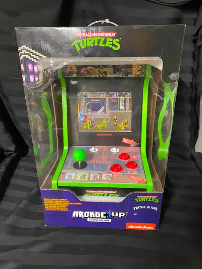 This is a 2022 Arcade Up Table Top TMNT game sealed in box. It has not been opened. From Nickelodeon...