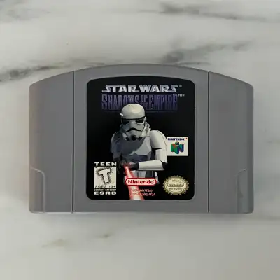 Nintendo 64 Star Wars Shadows of The Empire Vintage Videogame, View more