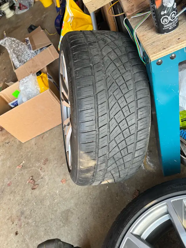  (5x120) Staggered 20 inch BMW Rims and Continental Tires in Tires & Rims in Guelph - Image 7