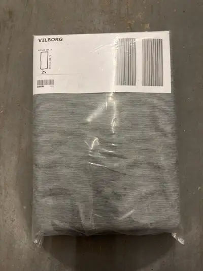 IKEA VILBORG curtains gray, View more