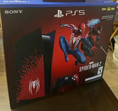 PlayStation 5 Spiderman limited edition, View more