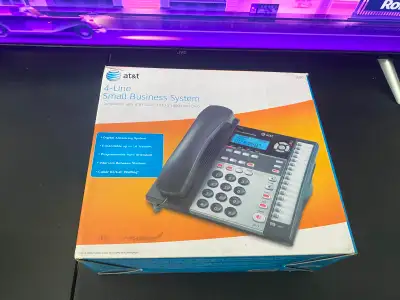 AT&T 1080 Telephone Multiline Business Phone with head set jack, View more