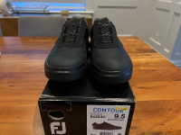 Footjoy Contour BOA Golf shoes (spiked) -  Black Size 9.5