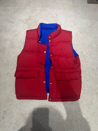 Ralph Lauren Polo Reversible Puffer Vest Jacket