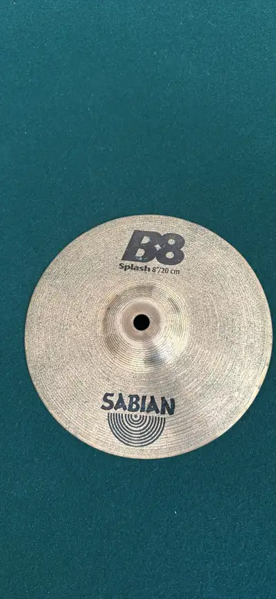 8” splash cymbal, View more