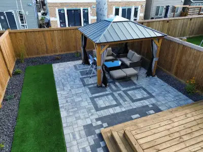 Nest Landscaping | Free Quotes | 2026 Bookings Open Interlocking paver patios & walkways Artificial...