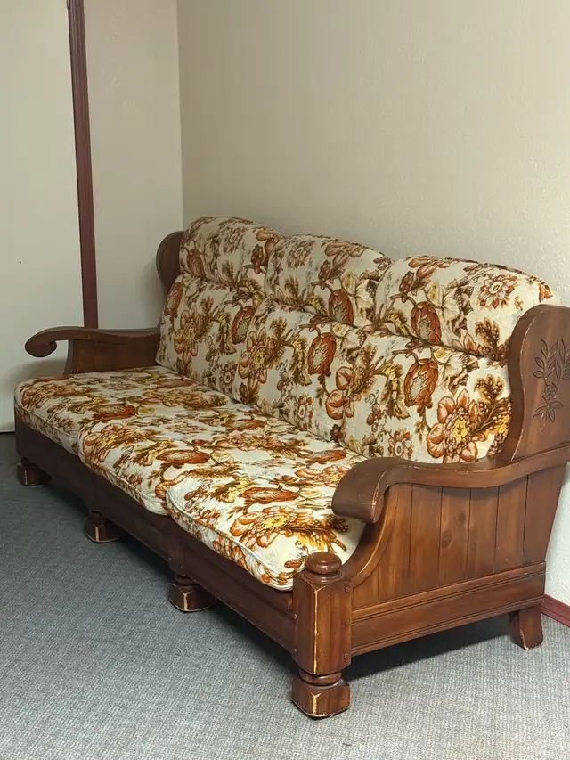 grandmas vintage couch set (3 piece)