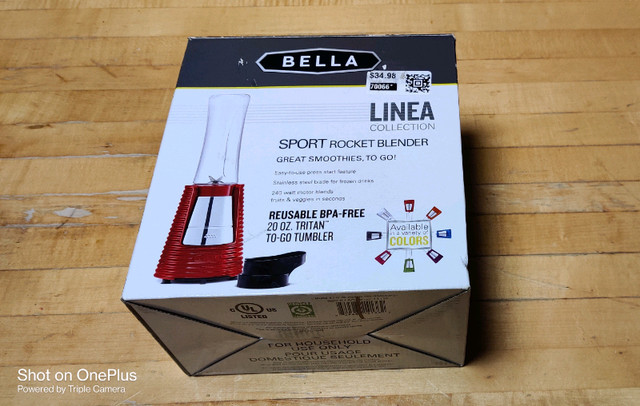Bella Linea Collection Sport Rocket Blender 