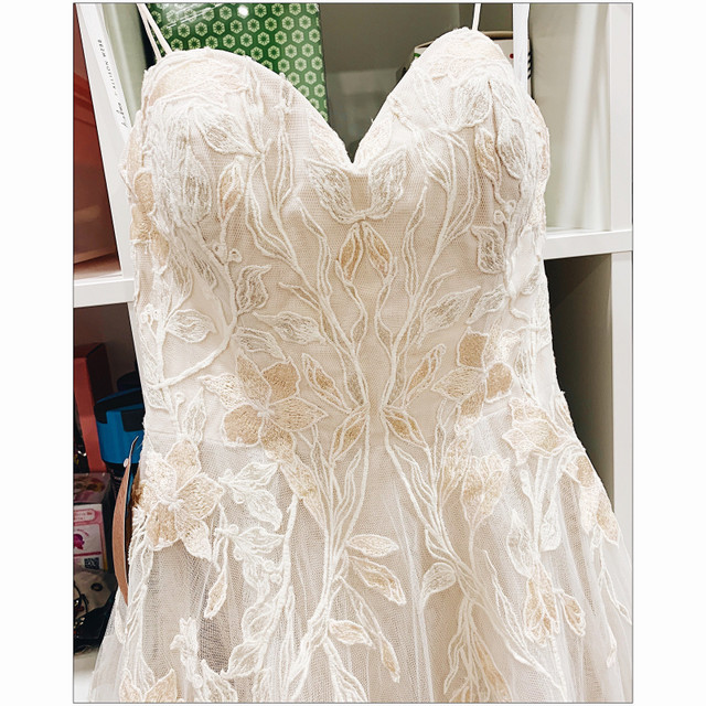 BHLDN GUINEVERE WEDDING GOWN SIZE 4 - BNWT in Wedding in City of Toronto - Image 4