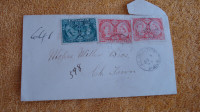 vintage 1897 envelope with PEI postmarks
