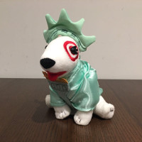 Target Bullseye Statue of Liberty Dog Plush Toy