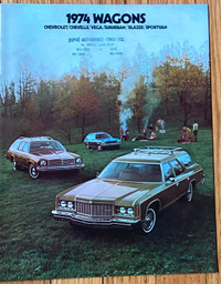 CHEVROLET STATION WAGON AUTO BROCHURE FOR SALE