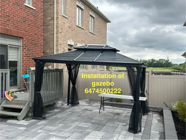 assembly of gazebo in Outdoor Tools & Storage in Markham / York Region - Image 5