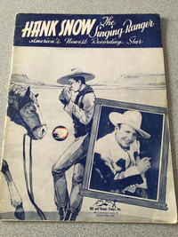 Hank Snow country legend 1949 sheet music book