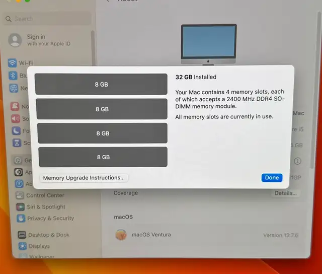 27-inch iMac 5K Retina Display Intel core i5/32GB RAM/512GB in Desktop Computers in City of Toronto - Image 9