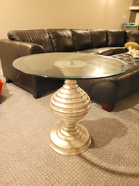 Glass End table