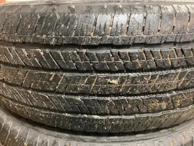 Hi I have 4 Bridgestone Dueller H/T 265/60/R20 with 6/32 plus thread asking $500 OBO