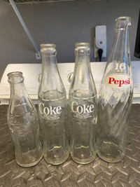 Vintage Coke - Pepsi bottles