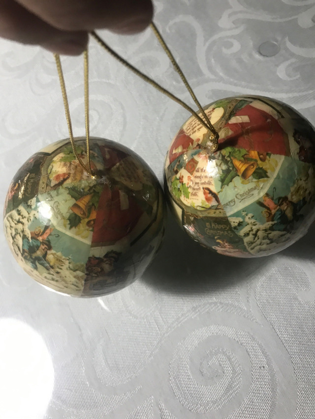 Vintage themed Christmas ornaments in Holiday, Event & Seasonal in London - Image 3
