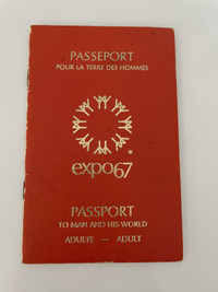 EXPO 67 - Passeport pour la Terre des Hommes (B)