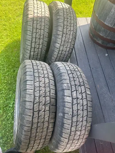 Purchased more aggressive tires for the truck. Stock tires only have 10000km on them.