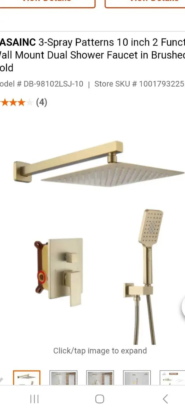 robinet neuf  pour douche in Bathwares in Gatineau - Image 2