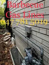 GAS LINE INSTALLS FOR GAS STOVES DRYERS POOL HEATERS BBQ