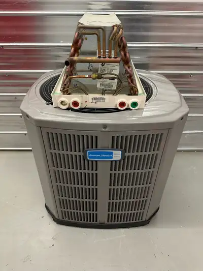American Standard  1.5 Ton Central Air Conditioner + Matching In, View more