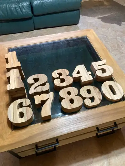 Wooden Numbers , View more
