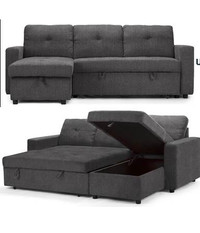 **SALE PRICE LIMITED TIME** New in Box Sofa Bed with Storage