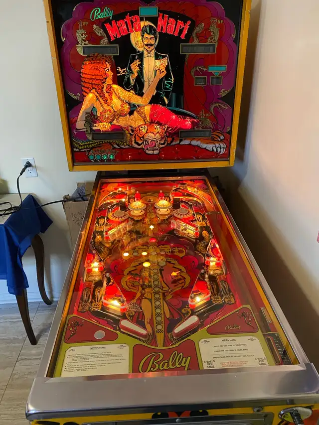 Bally Mata Hari Pinball Machine64722758144129123