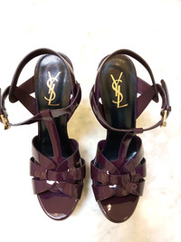 100% new Authentic YSL tribute 105 sandals high hill shoes