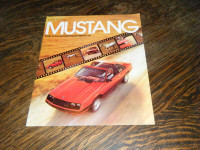 1981 Ford Mustang  Car Sales Brochure