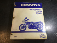 Official 1983 Honda CX650 Turbo Motorcycle Shop Repair Manual