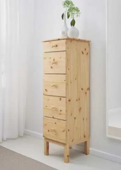 Discontinued IKEA Tarva tallboy wood drawer small space, View more