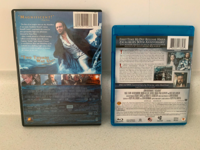2 DVD MASTER AND COMMANDER & EXCALIBUR in CDs, DVDs & Blu-ray in Belleville - Image 2
