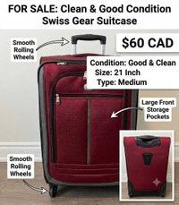Swiss Gear Suitcase Oakville / Halton Region Toronto (GTA) Preview