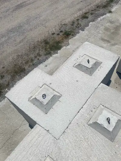 Large concrete corner blocks **not available to load until Spring** Dimensions: 2’ x 3’ x 5’ Weight:...