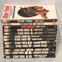 Vintage 1960s 1970s Star Trek Complete Set 12 Novels James Blish