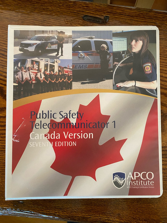 APCO Public Safety Telecommunicator 1 Canada Version 7th Edition in Textbooks in Trenton