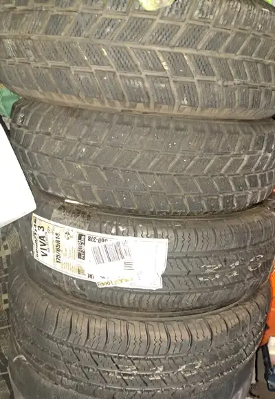 new tire available as well as used ones that are on RIm.. PLEASE NOTE....also available for sale......