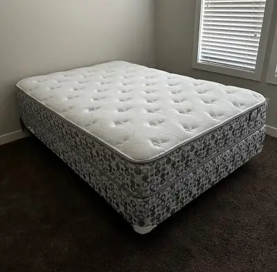 Double mattress & box spring - plush top