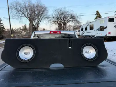 2x10” Clarion Dual Coil Subs in Custom RAM Box - 3rd Gen., View more